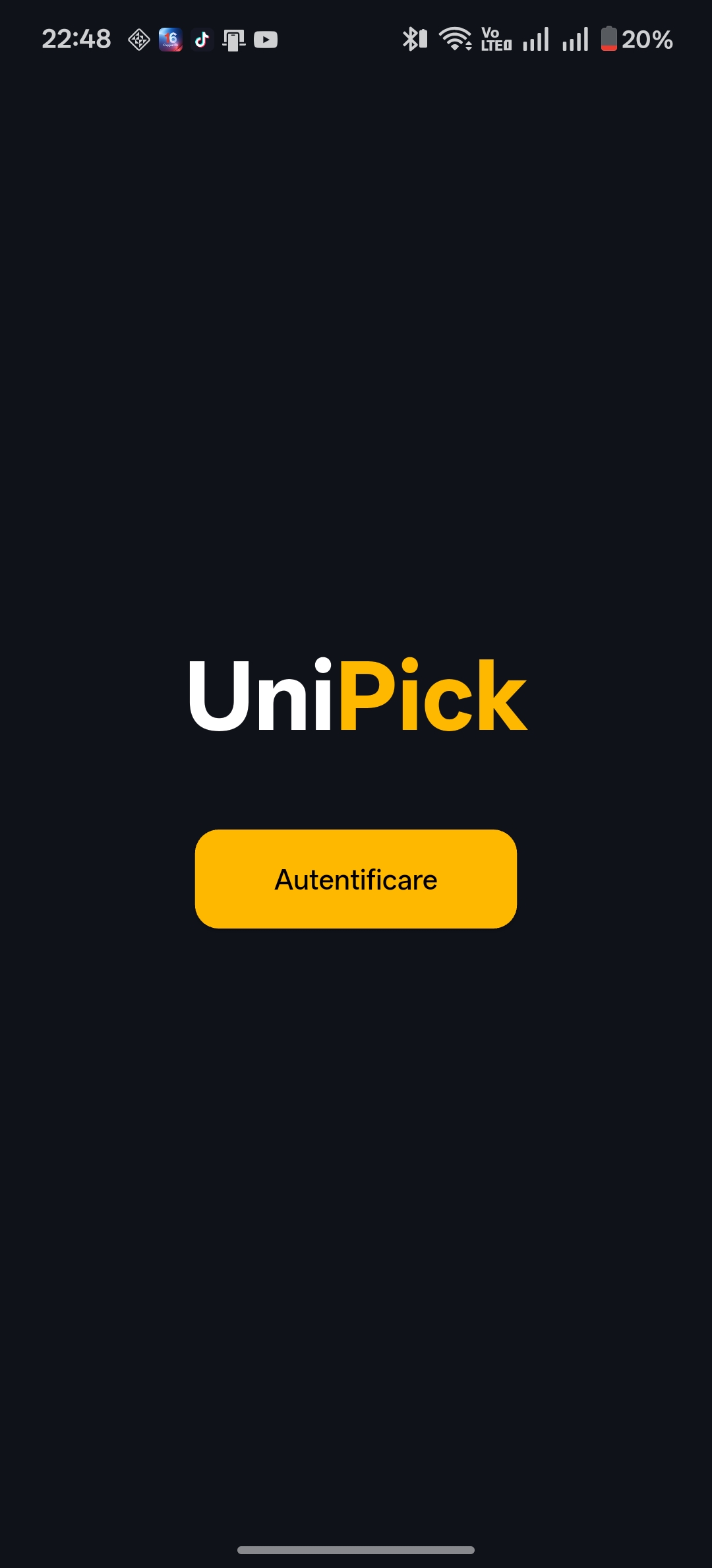 Ecran de pornire UniPick